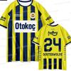 Nuevas Camisetas de Local y Visitante del Fenerbahce 2026 para la Temporada 2026-27, Camiseta Deportiva de Manga Corta Estilo Familiar Impresa en 3D para Aficionados