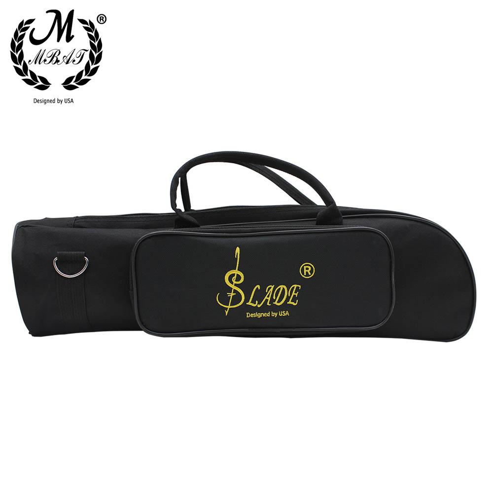 M MBAT Trumpet Case Gig Bag Shoulder Bag Waterproof Oxford Cloth Trumpet Carrying Handle Bags Brass Instrument Accessories