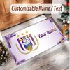 Personalized Crystal Velvet Carpet Anderlecht FC logo Pattern Non Slip Floor Rug
