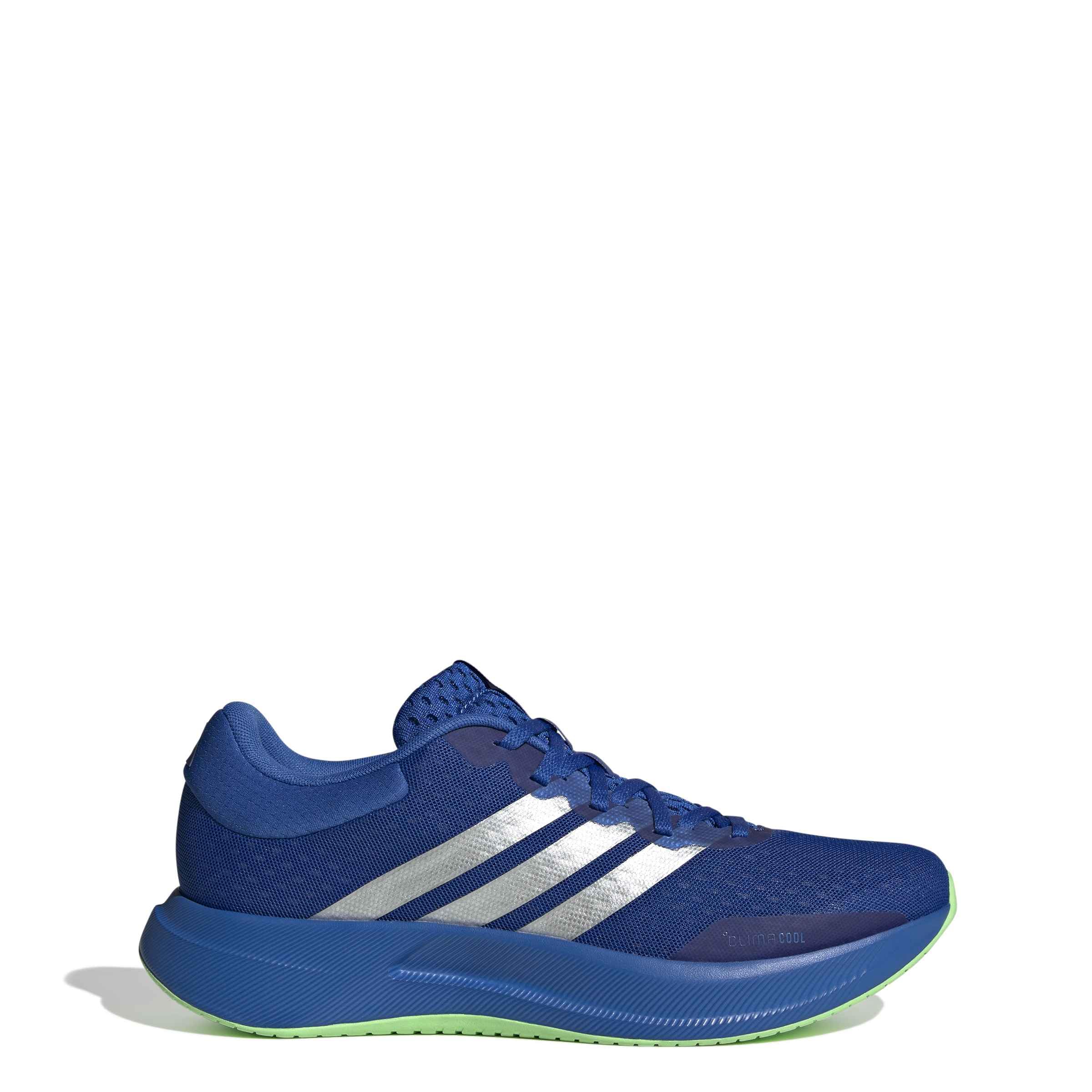 

Adidas TREADMOVE Running Burst Size cm Shoes, Unisex, Adult, NJN73, Blue/Silver Metallic/Lime (JQ5948), 27.0