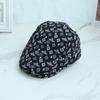 New peaked cap spring and autumn women's fashion casual face small forward hat niche literary painter beret
