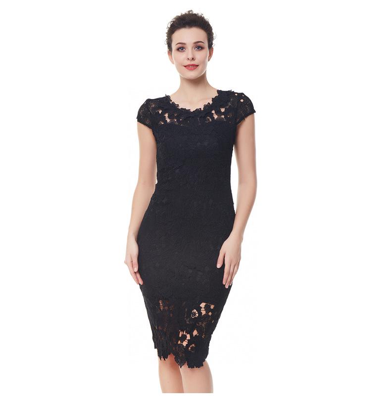 2024 Women's European & American Lace Bodycon Pencil Dress