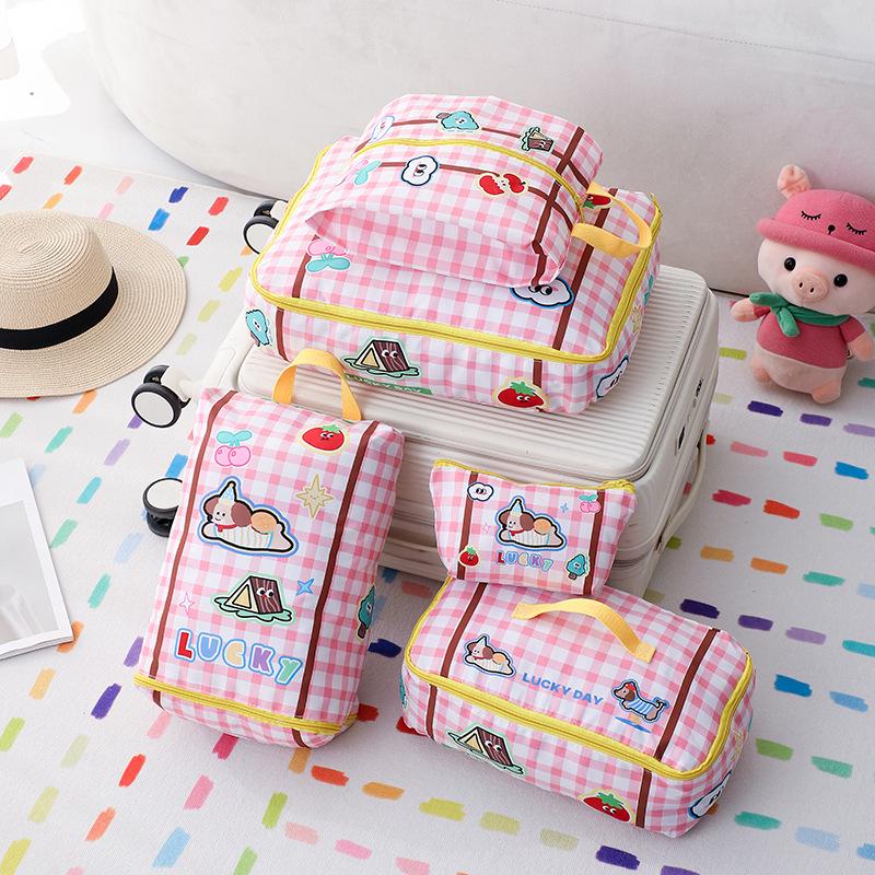 Cute Waterproof Travel Organizer for Clothes, Shoes, and Underwear