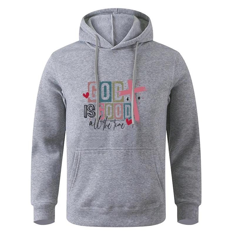 Drukowana Młodzieżowa Bluza z Długim Rękawem Jesienna Czarna Szara z Kapturem Odzież Sportowa Hoodie