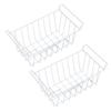 Freezer Basket Steel Wire PE Coating Space Saving Multifunctional Freezer Organizer Bin for Refrigerator Food Storage