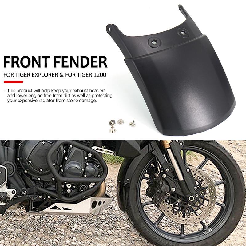New For Tiger Explorer XR/XC/XRX/XCX/XRT/XCA ABS Front Mudguard Fender Rear Extender Extension For Tiger 1200 XCA/XRT/XCx/XRx/XR