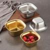 Stainless Steel Snack Bowl Wide Rim Seasoning Bowl Food Container Dipping Dishes  Ice Cream