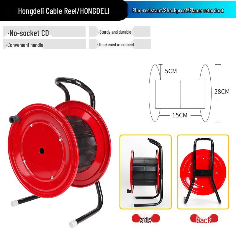 

Мобільна кабельна котушка та намотувач дроту - Порожня приймальна котушка