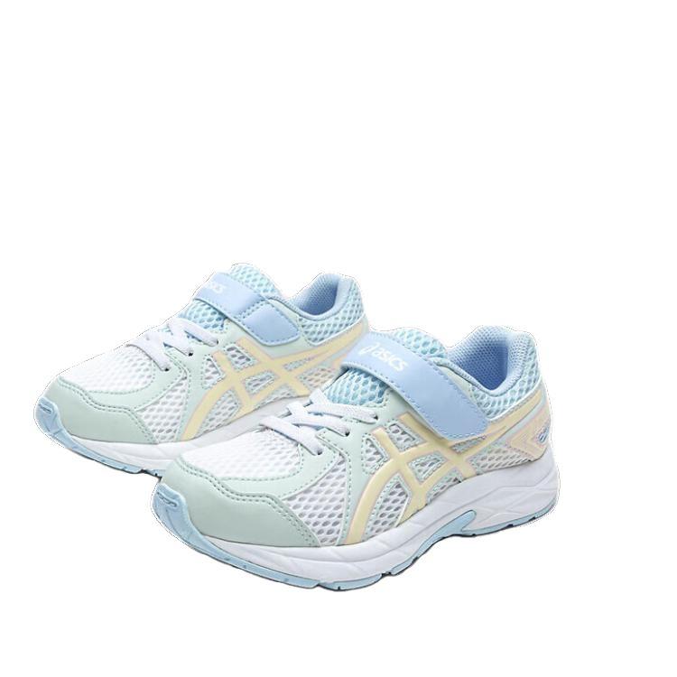 Asics Contend Jog Low Top Kids' Running Shoes White Green Blue Kids' 1014A356-101
