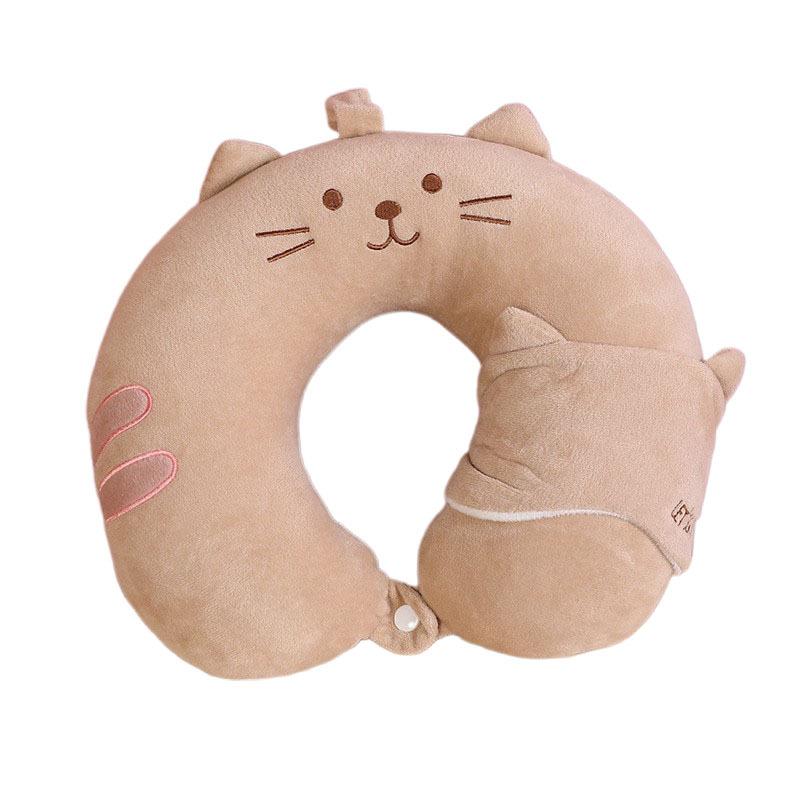 Poduszka podróżna przenośna wygodna poduszka pod szyję dla dorosłych i dzieci śliczna poduszka pod szyję do spania w podróży i na kempingu