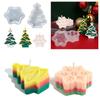 3D Christmas Stereoscopic Deer Animal Silicone Mold Crystal Drop Glue Fondant Cake Decorating Resin Silicone Casting Mold
