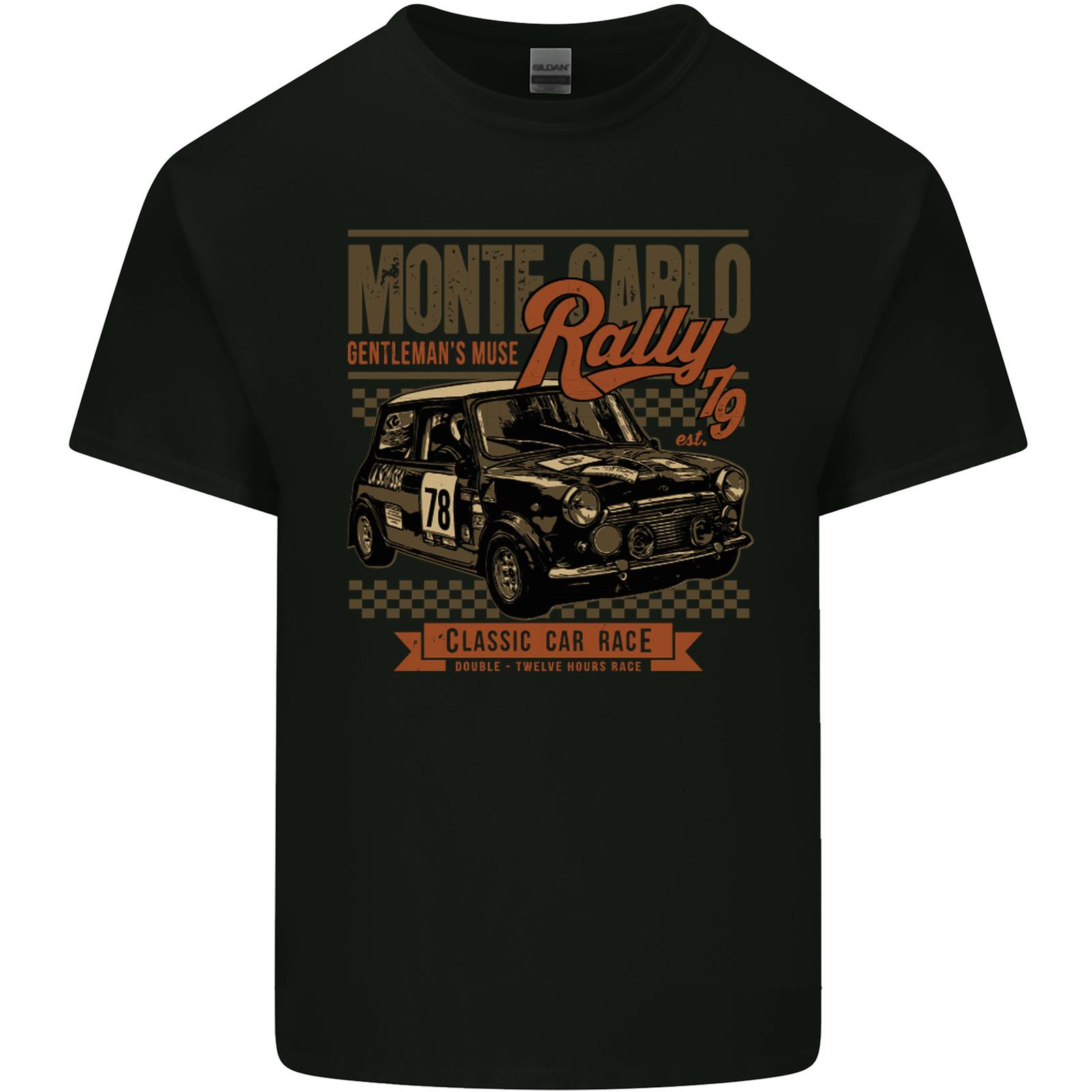 Monte Carlo Rally 79 Mini Car Enthusiast Mens Light Cotton T-Shirt L