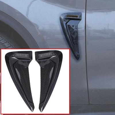 Car Side Air Vent Cover Trim Sticker For Fender Universal For BMW 1 3 5 6 E39 E46 E60 E90 X1 X3 X5 F30 Soft ABS Styling Decal
