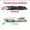 Car Front Side Indicator Light Fender Marker Turn Signal Lamp Black For BMW 5 Series F10 F11 2010-2013 63137154167 63137154168