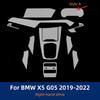For BMW X5 G05 - TPU Gearbox Panel Navigation Automotive Interior Screen Protective Cover Film Anti-Scratch Sticker