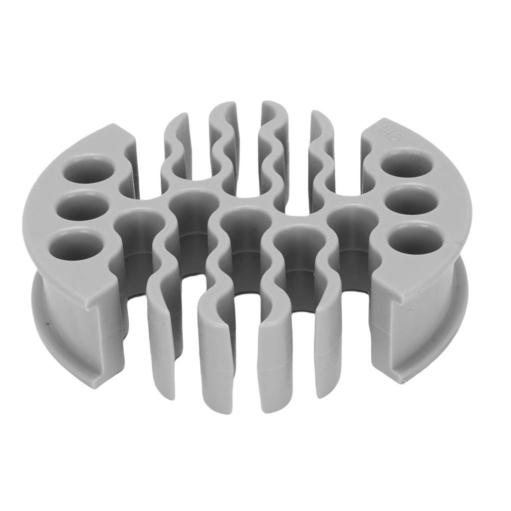 Wire Comb 0.3in Hole Diameter Anti Entanglement Cable Management Organizing Tool for 30 Network Cables