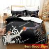 3D Death Anime Note Beding Set Printed Bed Linen Set With Pilowcase Soft Duvet Cover Soft Single Double Quen Super King-Sized Dimensionsd Dimensions