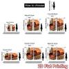 2D FLAT PRINTING 2pcs Curtains (Without Rod) Hat Desert Scene Popular Curtains Machine Washable Fabric Curtains Decorations
