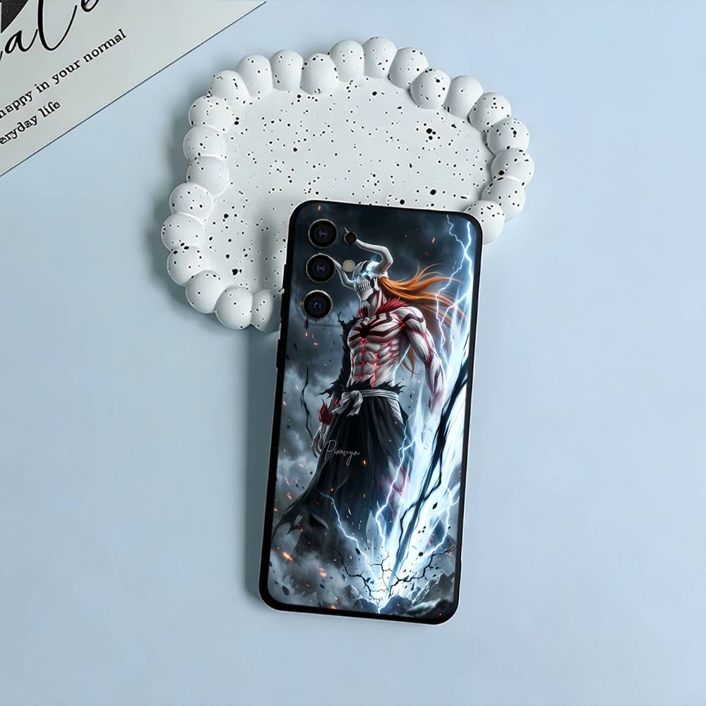 

B-BLEACH Мягкий силиконовый чехол для Samsung S25, S24, S21, S22, S23, S30, Ultra, S20, Plus, FE, Lite-Черный Samsung S25Plus