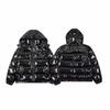 Trapstar PU Cotton Blend Detachable Hooded Puffer Jacket Unisex High Street Winter Coat