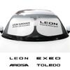 For Seat Ateca Altea Arosa Ibiza Leon Arona Exeo Tarraco Toledo Car Windshield Sun Shade Front Window Sunshades Auto Accessories