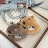 Lovely Capybaras Sturdy Plush Key Holder Accessory with Elegant Color Detachable Costume Pieces for Personalization