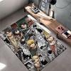 Attack-themed Anime Character Artwork suitable as a non-slip mat for the living room or bedroom sofa