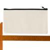 10pcs Canvas Zipper Pouch 8.2x4.7inch Cosmetic Bag Supplies Travel Bags  for Travel Makeup