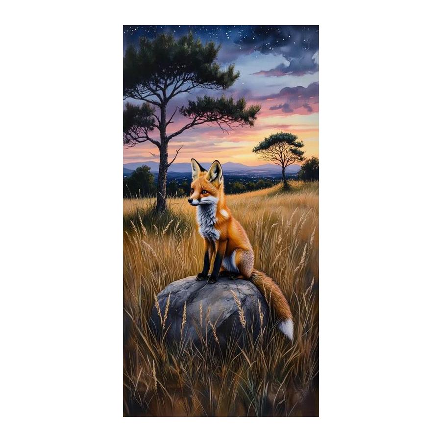 Diy Diamond Mosaic Reed Fox Large Size Diamonds Painting Animals Full Drill Rhinestone Embroidery Jewelry Cross Stitch Kits Wall Decor