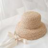 Rounded Toddler Beach Hat Large Brim Sunshade Straw Cap Sunscreen Hat Children Straw Hat  Outdoor
