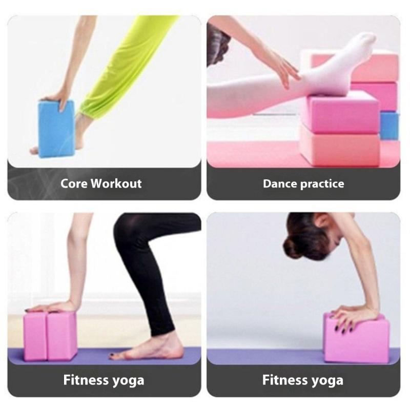 Simple Workout Cubes Gym Foams Brick Pilates Training Exercise Fitness Bolsters for Stability and Balance Training