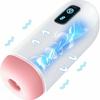 New Automatic Male Masturbator Cup 8 Speeds Shock Vibration Penis Real Blowjob Machine Digital Pussy Sex Toys for Man Masturbation