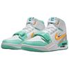 Jordan Legacy 312 Cushioning Abrasion Resistant Breathable High top Vintage Basketball Shoes Men's White Green FV3625-181(Team56-)