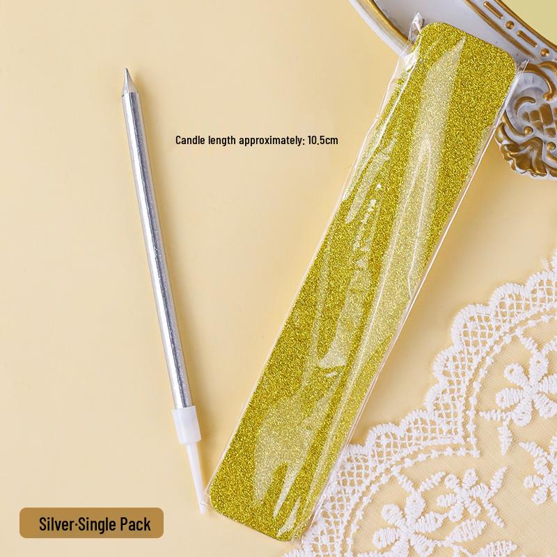 Colorful Long Stick Birthday Cake Candle Decorations for Kids