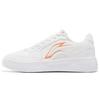 Li Ning Star River Classic Casual Durable Breathable Low-Top Skate Shoes Women Sneaker White Orange AGCS254-2