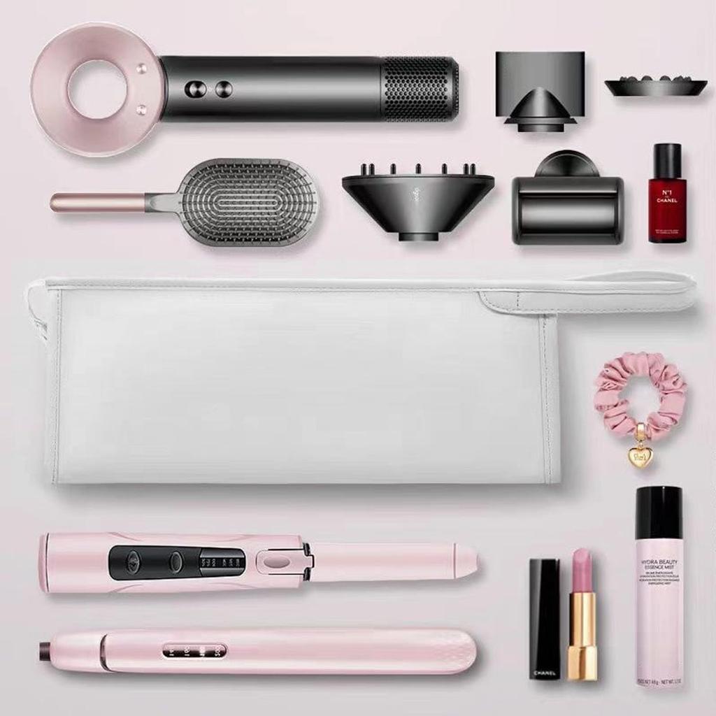 Haarwerkzeuge Reisetasche, Reisekoffer Haaraccessoires Organizer für Glätteisen, Lockenstäbe, Haarwerkzeug-Organizer für Wasserdicht