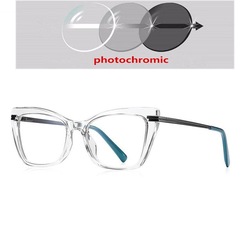 Blue Light Blocking Women Cat Eye Prescription Glasses For The Nearsighted  Student Myopes Lunettes 0 -0.5 -0.75 To -6.0