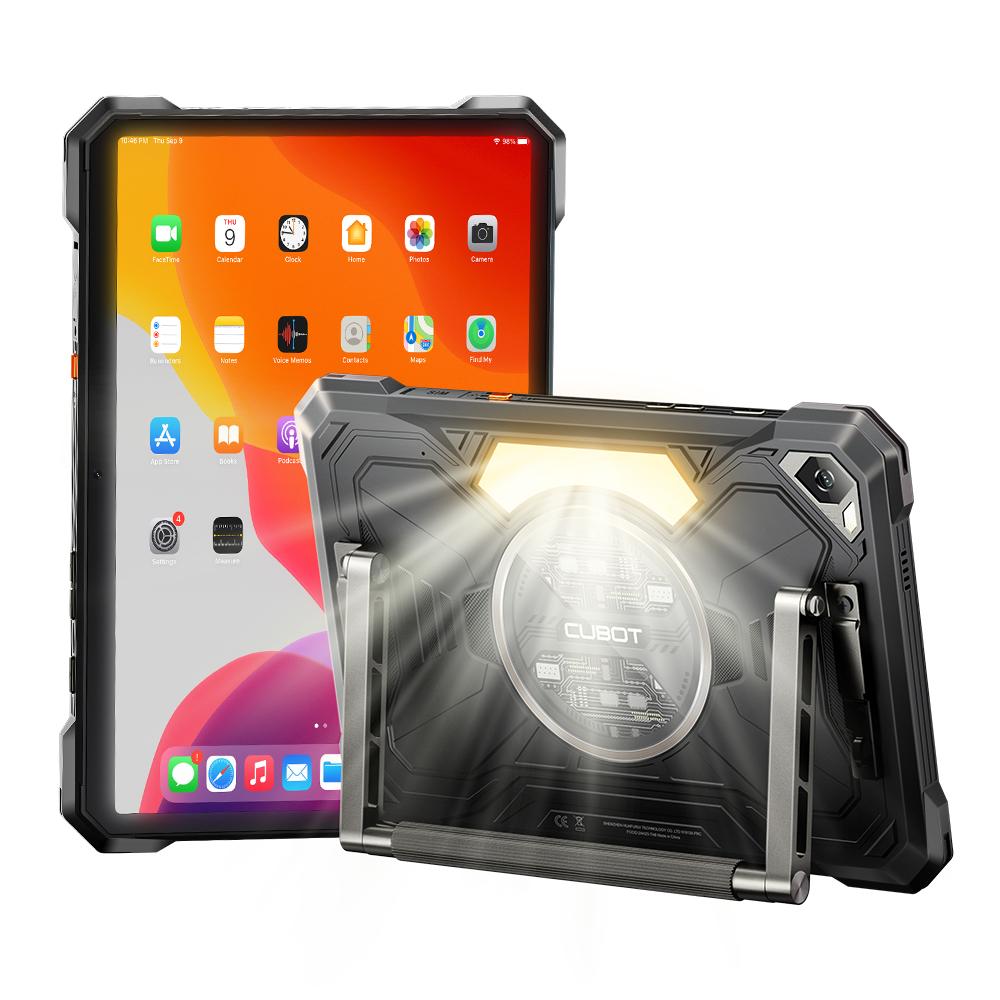 Cubot Tablet TAB KingKong S, Android 15, 15300mAh Baterie, 6GB+256GB, 10,1palcový 90Hz Displej, Kempingové Světlo, 48MP Fotoaparát
