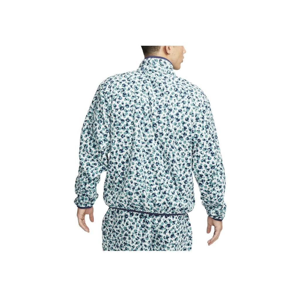Nike Color Block Polka Dot Pattern Logo Print Jacket Men Jacket Dark-Navy DX0532-379