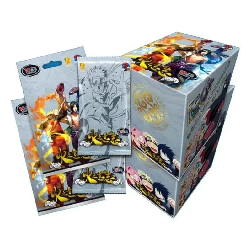 Genuine Naruto Card Will of Fire Series Dazzling UR SP Flash Dlash Card Uchiha Sasuke Anime Character Collectors Card Toys Gifts