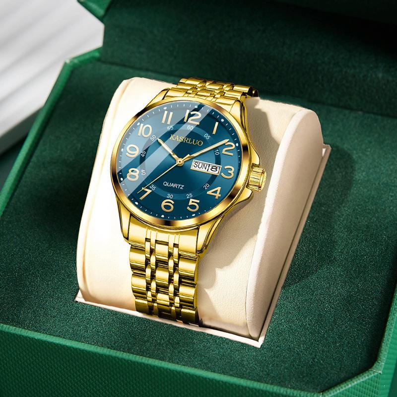 Watch Men'S Digital Fully Automatic Quartz Watch Business Waterproof Fashion Versatile Casual Watch