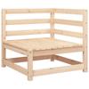 VidaXL Garden Corner Sofa 70x70x67 Cm Solid Pine Wood 837900