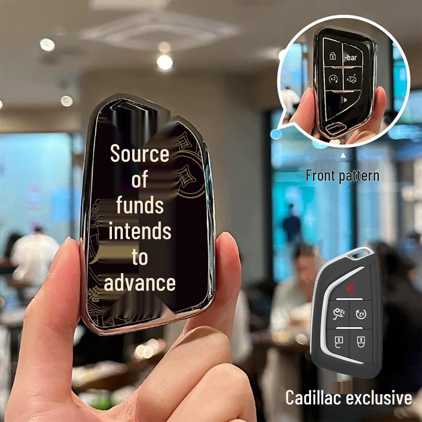 

Cadillac Key Case: Compatible with CT5, XT5, XT4, CT6, ATS-L, GT4, CT4, XT6