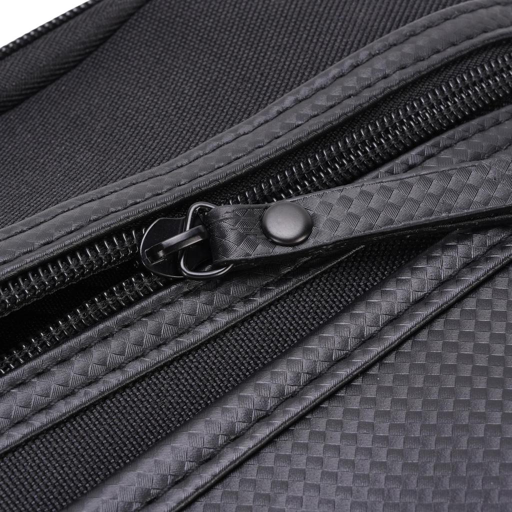 Waist Pack with Shoulder Strap Black Multifunctional Polyester Portable Sling Bag for Outdoor