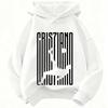 Boys Cristiano Ronaldo Hoodie CR7 Football Player Graphic Hooded Sweatshirt Kids Casual Long Sleeve Sport Pullover