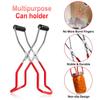 Canning Jar Lifter With Grip Handle Stainless Steel Can Tongs Clip Non-slip Jar Clip Glass Bottle Holder Wide Mouth Bottle Clamp