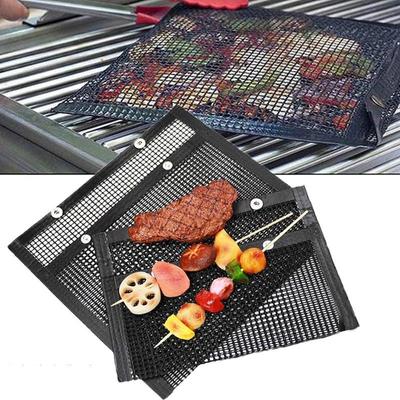 Sac en maille pour barbecue, coussin d'isolation antiadhésif réutilisable pour la cuisson du barbecue, outils de cuisine de camping pour pique-nique en plein air, accessoires pour barbecue
