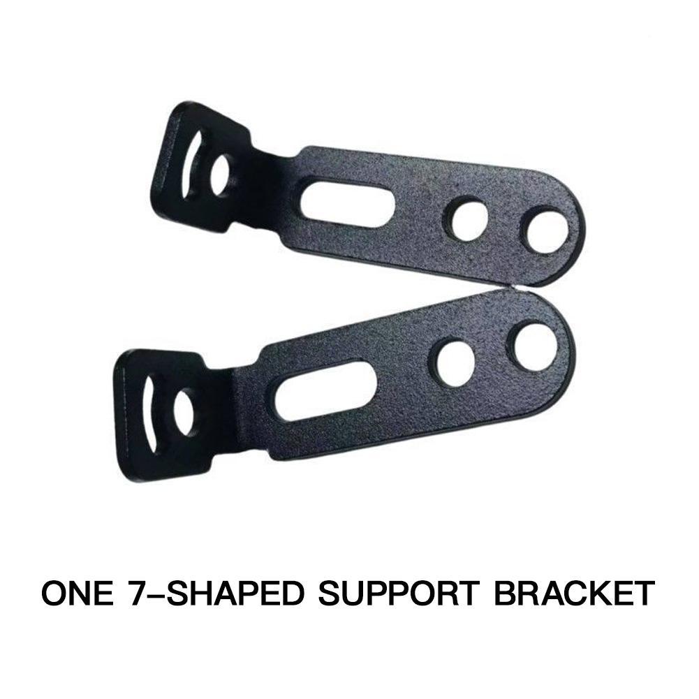 

1 Pair Motorcycle Light Mount Extension Bracket L-shape Guard Bracket for Scooter Fender LED Light Mounting Accessories