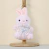 Plush Bunny Keychain Cute Cartoon Rabbit Bag Charm With Pp Cotton Filling For Girls And Kids
