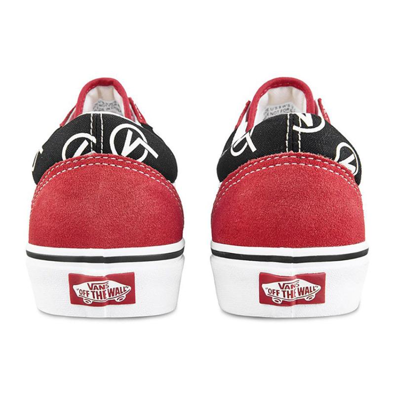 Vans Old Skool Vlogo 'Black Red' Vans VN0A4U3B17B